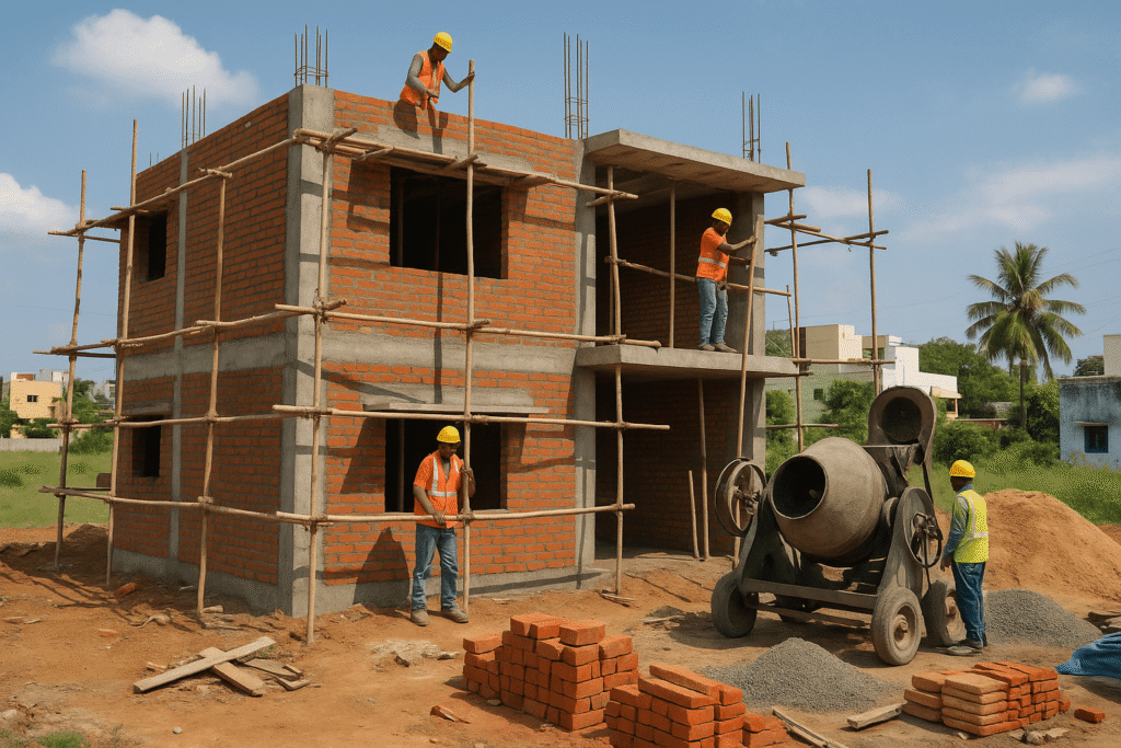 House Construction in Chennai by S3 Infrastructure